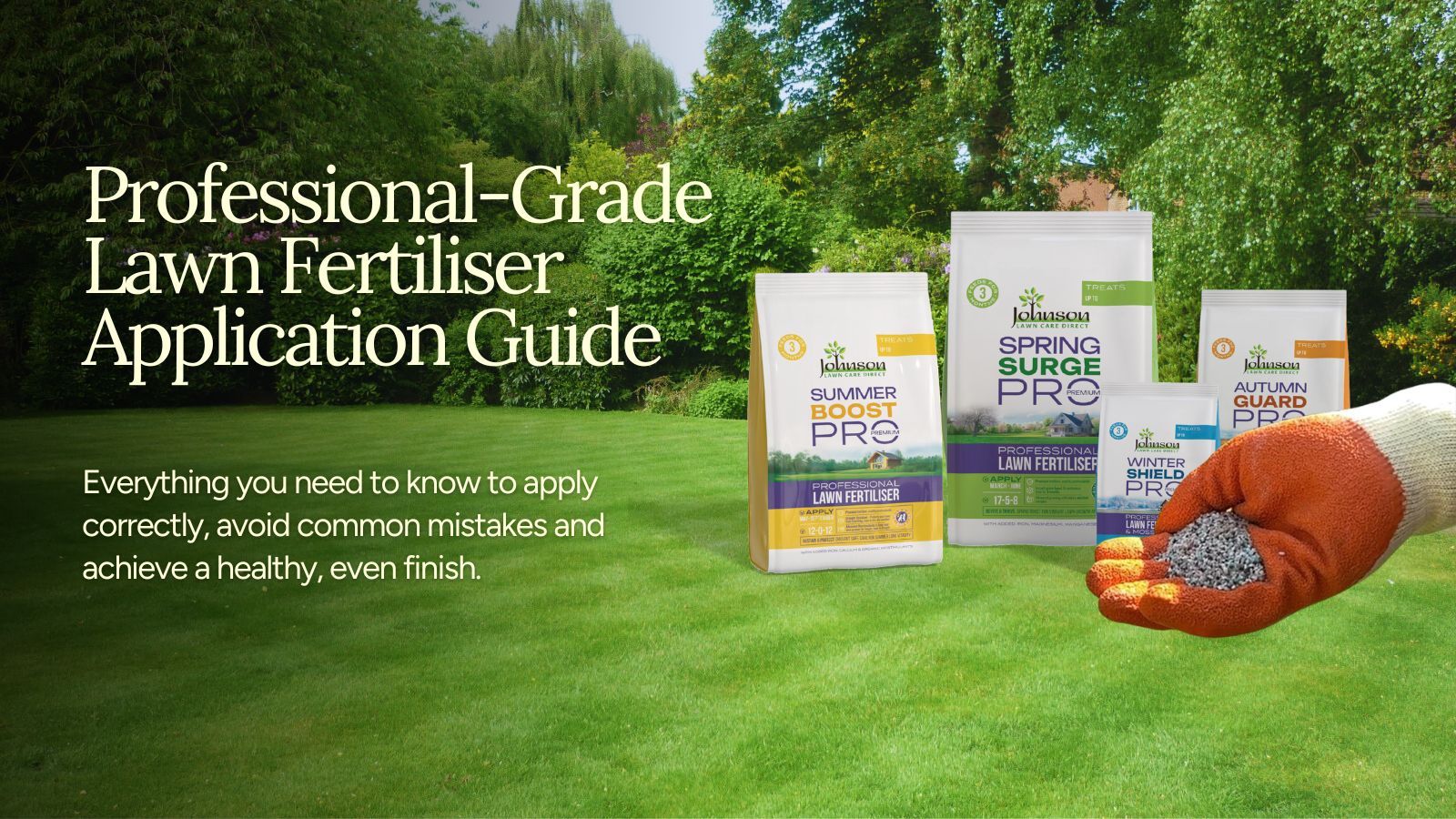 How to Apply Lawn Fertiliser Properly for Professional Results in the UK